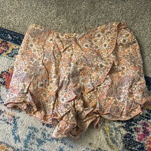 Patrons of Peace // flowered flowy skort